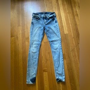 Express Repreve mid rise stretch denim leggings